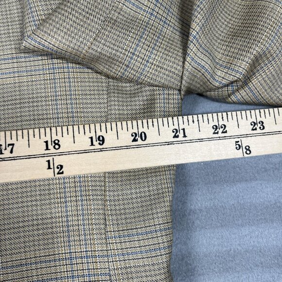 Coppley Blazer Mens 42R Ermenegildo Zegna Cloth  Plaid Wool Made Canada Jacket - Picture 10 of 12
